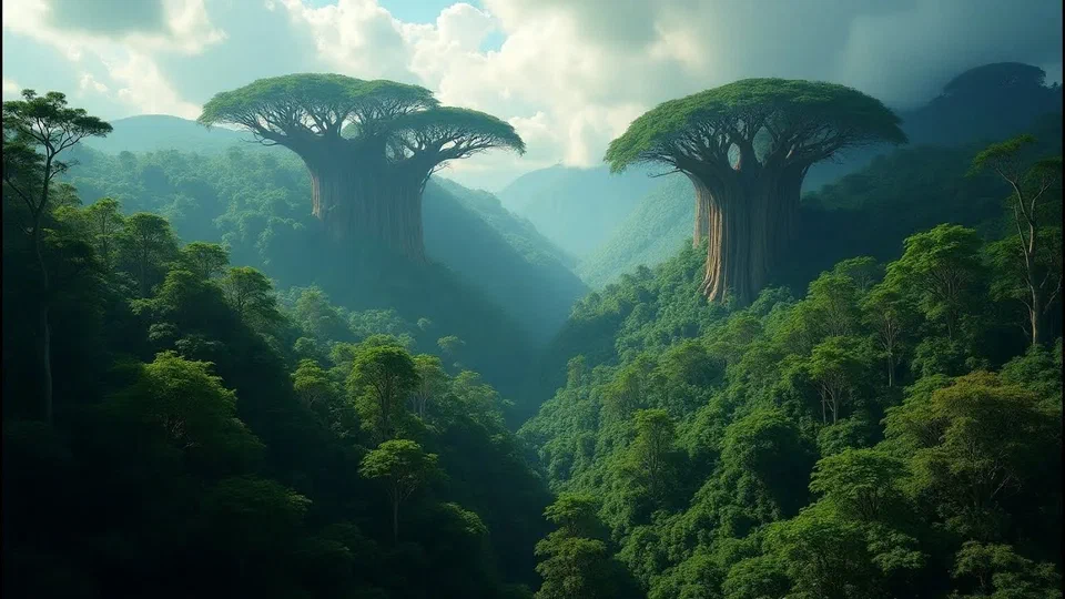 Above Amazon Forests - World wave / New Age / Electronic (Oct 2025) cover artwork
