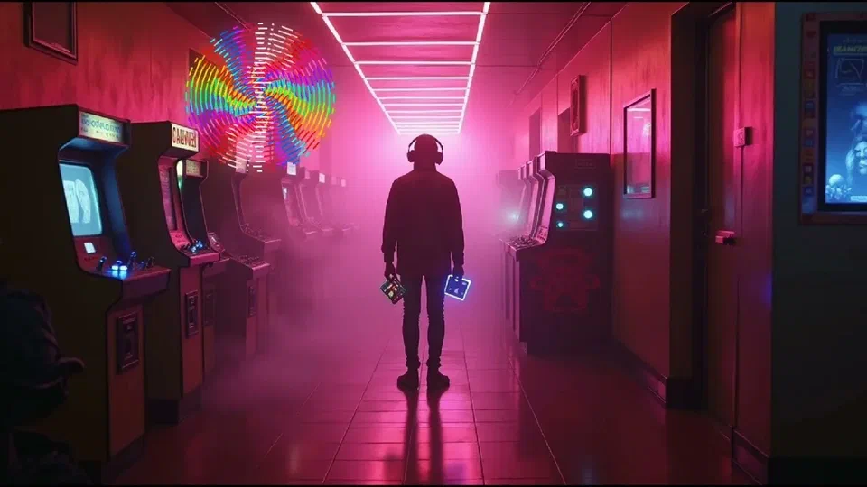 Talk to me - New Retro Wave Music cover artwork