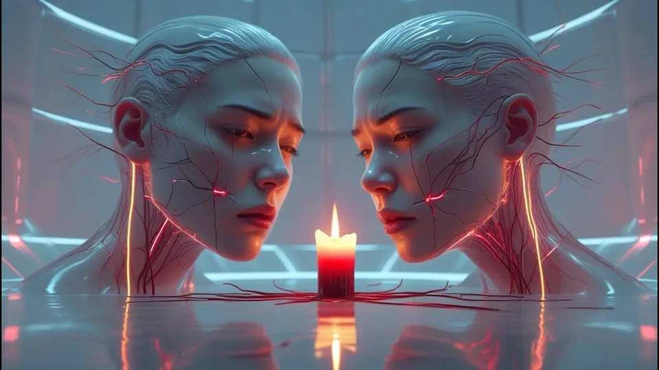 The candle burns - Symphonic Metal (Aug 2025) cover artwork